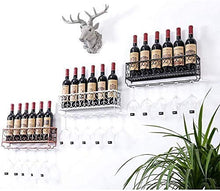 Mensola A Muro Portabottiglie In Ferro Metallico Portabottiglie Portabottiglie Portabottiglie E Bicchieri Da Vino Portabicchieri Portabicchieri Porta Calici (Dimensioni: L100 * W30Cm), L100 * W30Cm