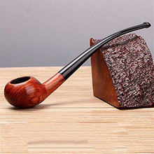 Pipa per tabacco, pipa da lettura, pipa in legno massello, pipa da tabacco, A1,12 cm