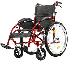 Carrozzine Semoventi, Trasporto Portatile, Sport E Tempo Libero, Pieghevole in Alluminio Leggero, Manuale con Pedali Pieghevoli, Custodia per Disabili, Scooter A Spinta per Anziani A