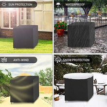 Giardino Table Cover, Protective Cover impermeabile rettangolare da giardino Copertura Mobili per Mobili da giardino Tabelle Insiemi