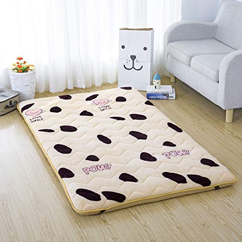 Materassino da pavimento Tatami per dormire, materasso futon giapponese, portatile, pieghevole, per campeggio, lettino per bambini, divano letto, 80 x 190 cm