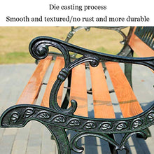 GaoF Panchina da Giardino per terrazza, panchina ricreativa con Schienale e braccioli con Motivo a Rete, sedili in Legno massello anticorrosivo e mobili da Giardino con Struttura in