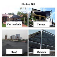 XIAOXIAO Rete ombreggiata 90% Sunblock Panno Ombra Bordo Resistente Ombra Resistente Ai Raggi UV per Garden Flower Plant Greenhouse Barn O Kennel Car Roof Copertine Balcone Nero (Size : 8x10m)