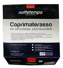 COPRIMATERASSO 2 PIAZZE MATRIMONIALE SPUGNA JACQUARD CONFORT NOTTETEMPO GABEL