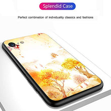 Suhctup Compatibile con iPhone 6 Plus/iPhone 6s Plus Custodia Protettiva in Vetro Temperato 9H + Cornice Paraurti in TPU Silicone Morbido Assorbimento Degli Urti a 360 Gradi Protezione -Albero 2
