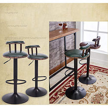 Multi-Scopo Bar Sgabello,Pu Pelle Armless Spa Sgabello Moderno Swivel con Schienali Rotondi Sedie Sgabelli,per Spa Medical Tattoo Massaggio Facciale