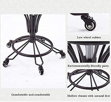 NNBD Sgabello Girevole, Sgabelli Rotanti Rotondi, Sgabello da Lavoro Regolabile con 5 Ruote Adatto per Salone di Bellezza Cucina, Ufficio, Bar,B5