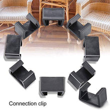 Sedie Clip Outdoor Furniture Patio Wicker clip Patio Mobili clip di plastica Divano Connect Clamps per Mobili da giardino del sofà 5.25Cm 10pz