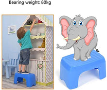 Sgabello Del Passo Del Bambino, Pp Plastica Del Poggiapiedi Del Poggiapiedi Sgabello Dei Poggiapiedi Per I Bambini Delle Mani Delle Mani Sgabello Antiscivolo Bagno Bagno Bagno Ascend Alta Sgabello Blu