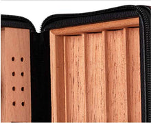 DPLQX sigari armadi, Versatilità Durevole humidor per sigari adorini con igrometro e umidificatore Portatile humidor per sigari ammezzati,Brown_210x130x60mm/8x5x2in