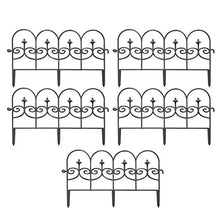 Biggystar Recinzione del Giardino più Nuovo di Stile retrò Paesaggio Ruggine Proof Plastic Decoration Garden Border Border Design con antigelo Fences Protective Fences Barriera Bordatura per Superior
