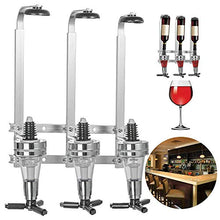 ZHXYY Dispenser di Vino a Parete, distributore di liquori a 3 Teste Versatori di Vino Portabottiglie per Bevande Distributore di Vino Portabottiglie per Bar di casa