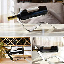 LHQ-HQ Bottiglia di Vino Wine Rack Rack Creativa Semplice Vino Rack Vino dell'Acciaio Inossidabile della cremagliera della Bottiglia di Vino Desktop Rack Decoration