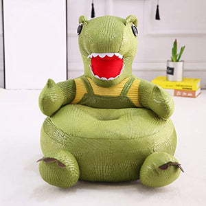 Domybest Copridivano per Bambini Senza Imbottitura Interna Seduta per Bambini a Forma di Dinosauro Poltrona per Bambini Morbida Divano per Bambini