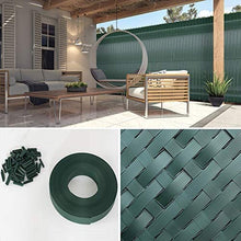 sensoreve - Kit di lamelle oscuranti in PVC, lunghezza 50 m, colore: Verde