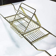 WNN Vasca da Bagno Tray - Accessori Bagno con Supporto di Vetro Vino e Basamento di Libro Bubble Bath Accessori & Spa Decor - Estendere Doccia Organizzatore Rack URG