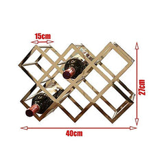 LHQ-HQ portabottiglie Vino for 8 Bottiglie - Vino Rack Multifunzionale for la Parte Inferiore del Ferro