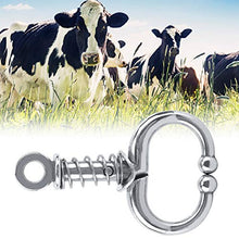 Regun Anello da Naso per bovini da Toro in Acciaio Inossidabile - Anello da Naso per bovini da Mucca in Acciaio Inossidabile Accessorio di Allevamento(3)