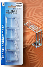 ASIS nettrade mollette per tovaglia, 12 pezzi, in plastica trasparente, con molla in metallo