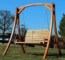 AS-S KUREDO-OD - Dondolo da giardino motivo Hollywood, in larice