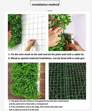TTIK Siepe Sintetica Sempreverde Verde da Parete Verticale per Piante Protezione della Privacy, per Esterni per Balcone Giardino Recinto Matrimonio 50×50CM
