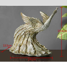 Decorazione Semplice e Creativa Portabottiglie Semplice e Creativa Tavolo Semplice e Creativo Decorazione, Resina Pavone Scultura Soggiorno Armadietto Del Vino Artigianato Ristorante, PZW, Argento