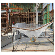 MFLASMF Rete di Sicurezza Protezione per Balcone Rete di Sicurezza in Nylon Bianca, Adatta per corrimano delle Scale del Balcone, finestre Interne ed Esterne, recinzioni da Giardino, Isola