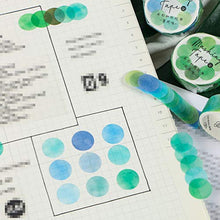 Toddmomy 7 Rotoli di Frutta Candy DOT Washi Tape Set Adesivi Rotondi per Journal Planner Fai da Te Scrapbooking Notebook Decalcomanie (Colori Casuali)