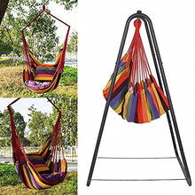 Amaca portatile da giardino da appendere in corda per dondolo per interni ed esterni, per patio, camera da letto, albero da 226,8 kg, capacità di peso: 2 cuscini per sedere.