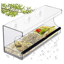 WYOY Alimentatore da Esterni Alimentatore in Plexiglass Appeso Pet Bird Feeding Facile da Pulire Take A Chiudi Look Bird Goditi Il Tempo di Divertimento per La Famiglia dei Bambini