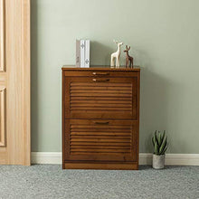 LYLSXY Porta Scarpe, Mobili 2 Cassetti in Legno Cabinet Armadio Armadio Immagazzinaggio Unità Organizer