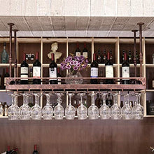 Leifeng Tower Classico Wine Rack Domestica attaccatura del Supporto di Wine Glass battuto Materiale Ferro Hanging Cup Holder (Color : Bronze)