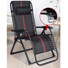 Lettino prendisole Sedie pieghevoli da giardino Set di 2 sdraio pieghevoli reclinabili, sdraio larghe e addensate Sedia a sdraio, balcone ufficio Pausa pranzo Sedie reclinabili Sedia da spiaggia recli