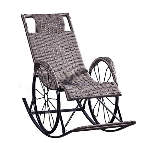 Hfyg Lettino Prendisole Lettino Prendisole, Poltrone Reclinabili for Esterni Resistente alla Ruggine con Poggiatesta Imbottiti Regolabili Sedia A Sdraio A gravità Zero for Esterni Chaise Longue