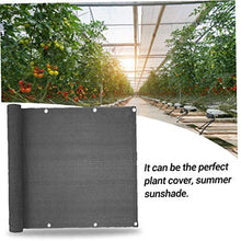 Fence Privacy Screen reticolato nero UV Blocco un'ombreggiatura schermo recinto di copertura con cavo, Scherma maglia per il piazzale esterno Farm Usa 5M * 1M