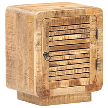 vidaXL Comodino 40x30x50 cm in Legno Massello di Mango Grezzo