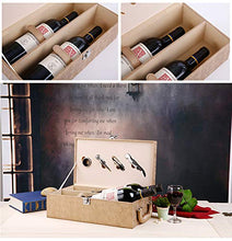 Tyrant oro rosso vino scatola doppia in pelle scatola di imballaggio scatola regalo scatola vino 2 confezioni (senza vino rosso)