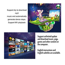 Gioco Ballo Resistente Antiscivolo, All'abrasione Tappetino Danza Pad Macchina Corsa Coperta Yoga Regali Bambini Adulti, Tappeto Wireless 3D Somatosensoriale Antiscivolo