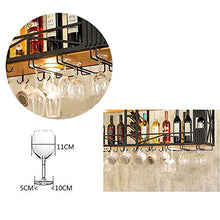 JHGJBJ Metallo Vino Rack Appesa, Ispessito, Spessore, Robusto E Una Scaffalatura Cucina Stabile Controsoffitto Appeso, con 2 Tipi di Supporti di Tazza, con Luci (Size : 120x30x80cm)