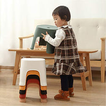 Liapianyun Bagno della Famiglia Sgabello di Plastica Piazza Sgabello Addensato Adulto Bambino Sgabello Basso Antiscivolo Piccola Panca È Pieghevole E Facile da Immagazzinare Abbastanza Luminoso,Rosso