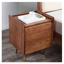 RKRZLB Comodino Naturale Camera da Letto Cassettiera Moderno con 2 Cassetti 17.7x15.7x22.7inch Cassettiere Cameretta