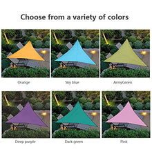 IXL Tenda da Giardino per Esterni Tendalino Triangolare Tenda da Sole Tenda da Sole Impermeabile Tenda da Sole Terrazza Piscina Tenda da Campeggio Vela da Picnic, 05 3X3X3m, Stati Uniti