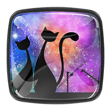 Universo animale gatto 4 PCS Pomelli per Porta, Pomolo per Mobile, Pomelli per Mobili con Viti, Maniglia per Armadietto, Pomelli per Porta, Pomelli per Cassetti per Porta, Armadio, Cassetto e Credenza