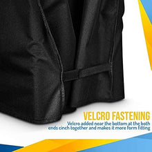 Telo copritavolo da esterno Mobili da giardino impermeabile Covers Coperchio for la copertura di protezione Dust BBQ incatramata for barbecue (nero / 120 × 60 × 160 centimetri, 120 × 47 × 103 centimet