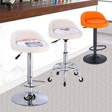 Poltrone Nubao Semplice Bar Sedia Piede Alto Sgabello Girevole Bar Sedia Sedia di Bellezza Barber Chair, Rosso, Pulleychassis (Color : Green, Size : Silverbase)