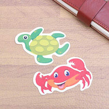 TOPBATHY 2 * 12pcs Non-Slip Bathtub Stickers Self-Adhesive Sticker Marine Organism Decals for Bath Tub Shower Surfaces
