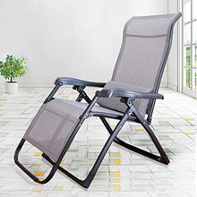 HaoLi Sedia a Sdraio reclinabile, Sedia a Sdraio, pu貌 Essere utilizzata per terrazza sulla Spiaggia, Giardino, Campeggio all'aperto, 180 e 52 e 45 cm