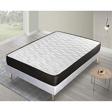 Materasso V17, Anatomico, Imbottitura Fibra Ipoallergenica, Igienico, Confortevole e Memory Foam (090x190x17)