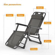 LINGZE Lettino Prendisole, Sdraio Pieghevole reclinabile, Schienale Regolabile, Sedia Relax per Giardino, Patio