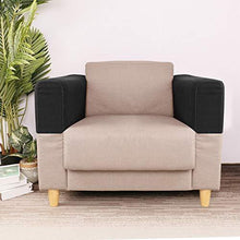 BESPORTBLE Loveseat - Copribraccioli per poltrona, in tessuto elastico, per ufficio, casa, reclinabile, per divano, 2 pezzi, colore: nero - Arredi Casa